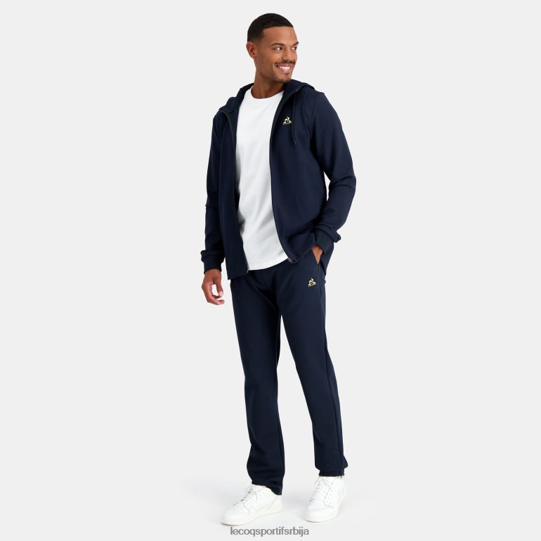 мушкарци Le Coq Sportif дуксерица са капуљачом и плавим патентним затварачем одећу LVZN2D69
