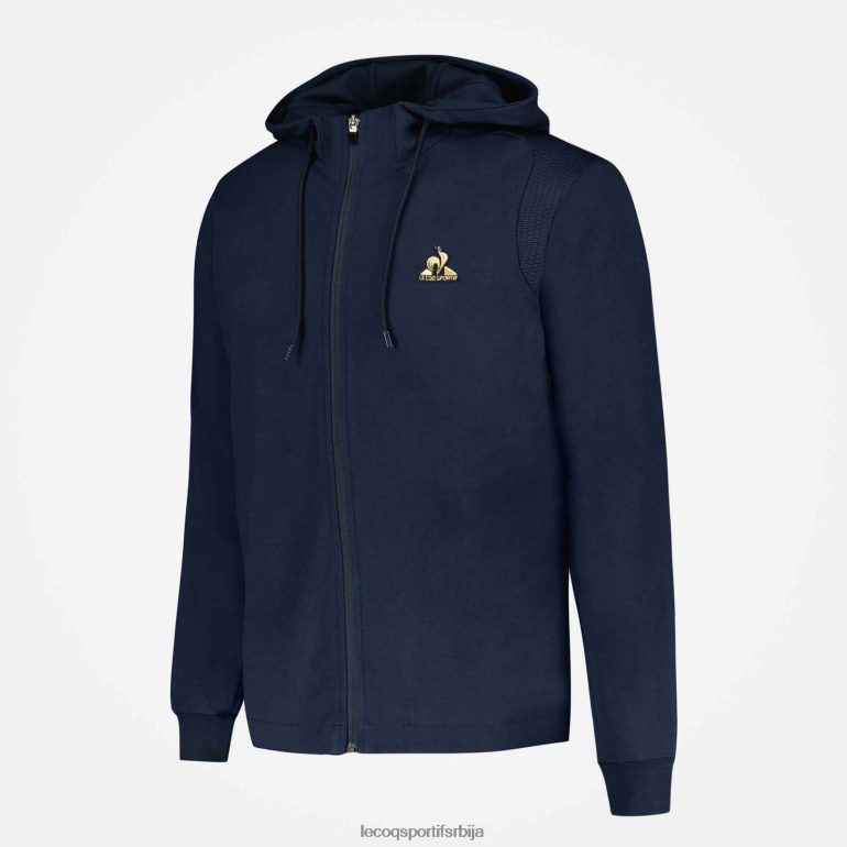 мушкарци Le Coq Sportif дуксерица са капуљачом и плавим патентним затварачем одећу LVZN2D69