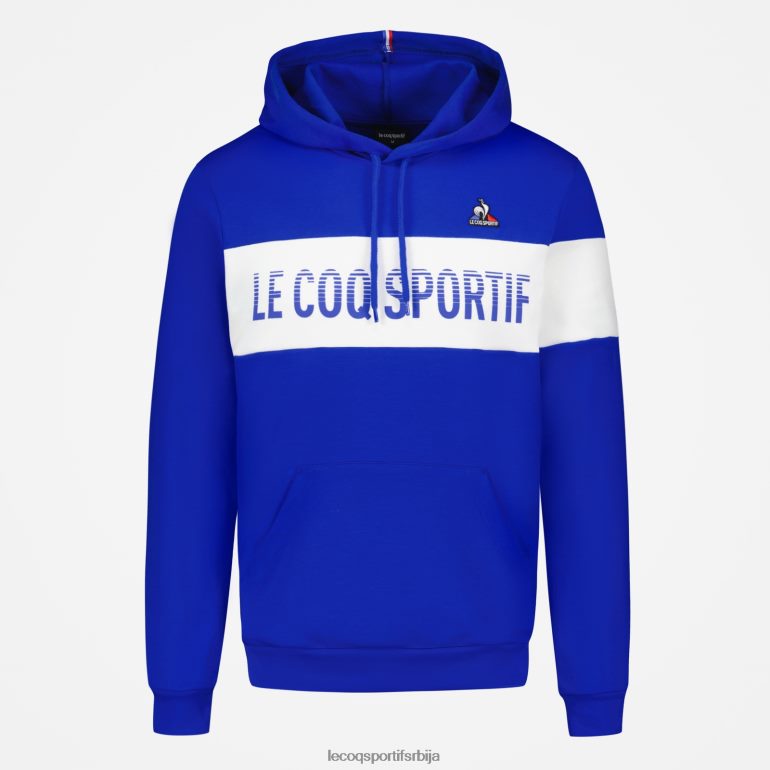 мушкарци Le Coq Sportif дуксерица са капуљачом плава одећу LVZN2D6