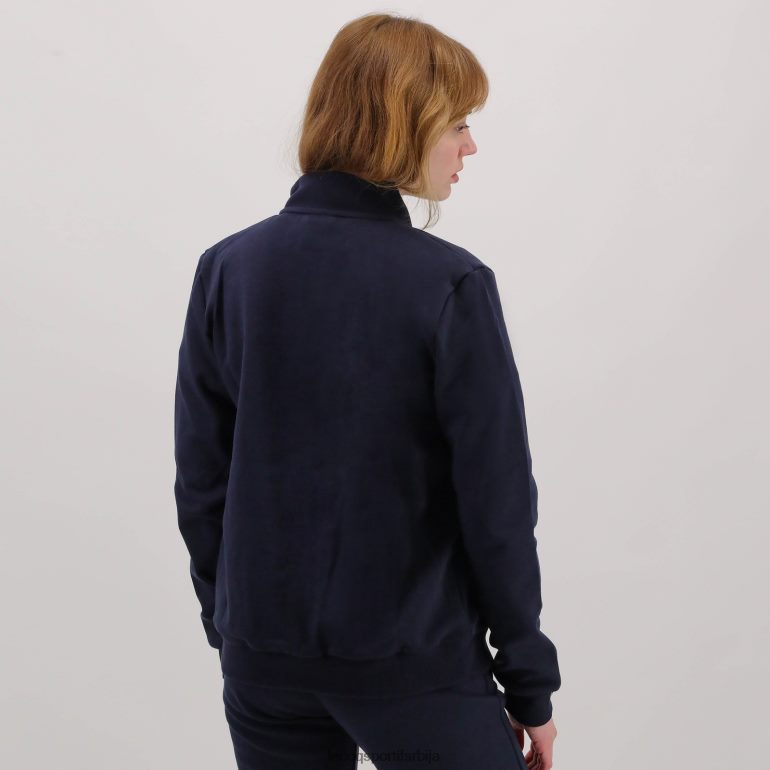 мушкарци Le Coq Sportif дуксерица плава са патентним затварачем одећу LVZN2D77