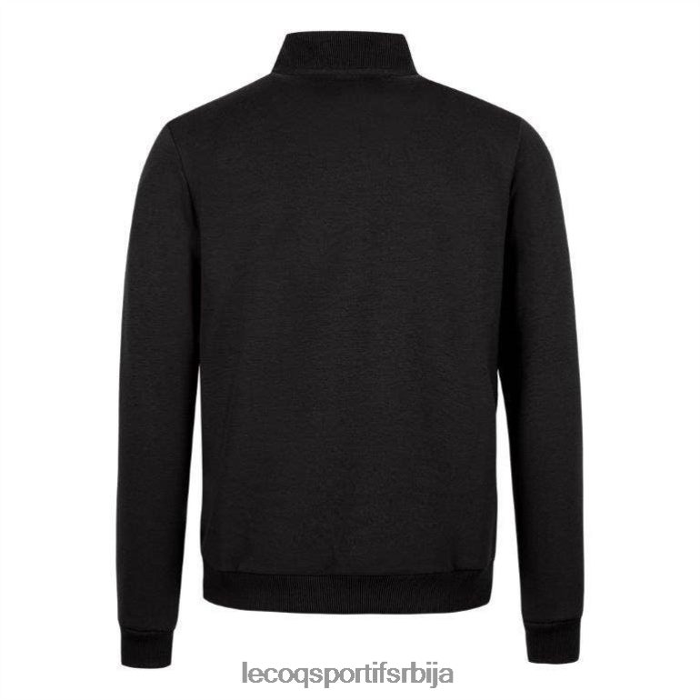 мушкарци Le Coq Sportif дуксерица црна са патентним затварачем одећу LVZN2D78