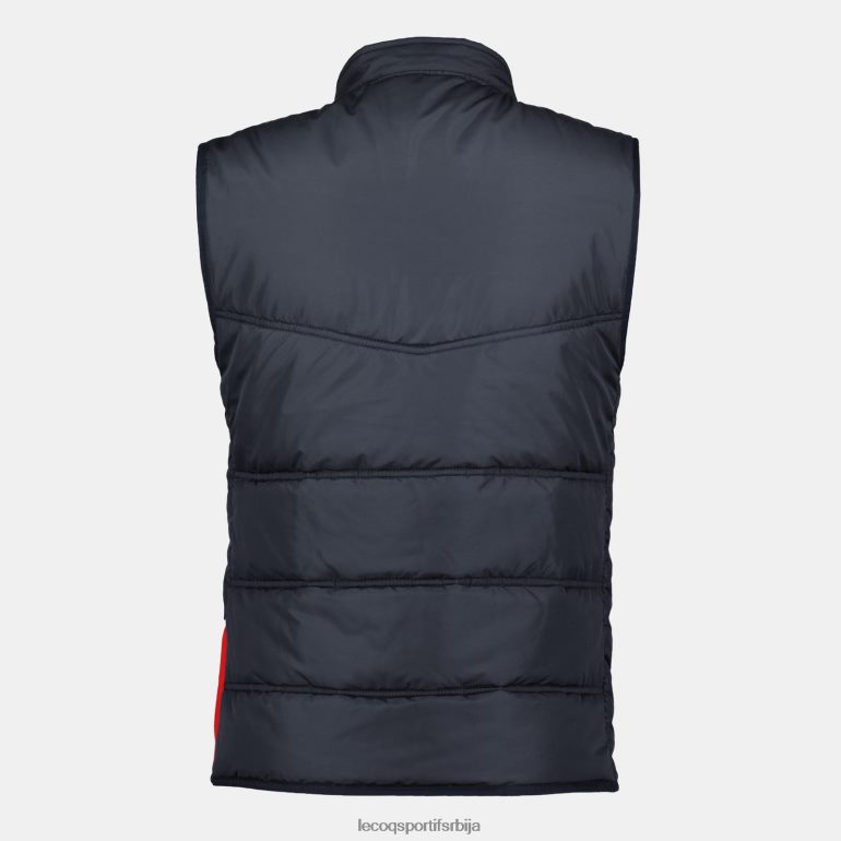 мушкарци Le Coq Sportif унисекс јакна без рукава плава одећу LVZN2D118