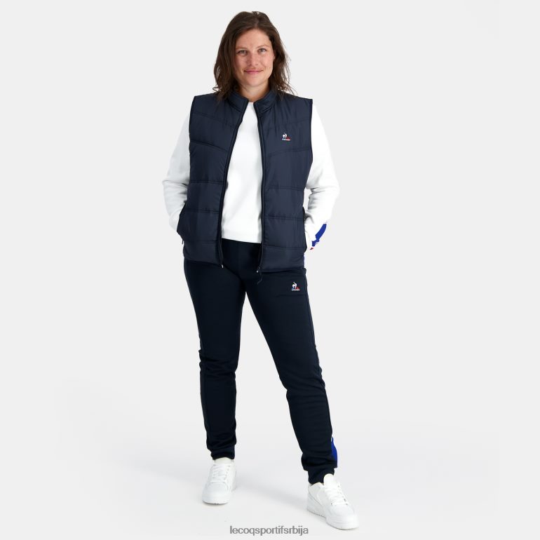 мушкарци Le Coq Sportif унисекс јакна без рукава плава одећу LVZN2D118