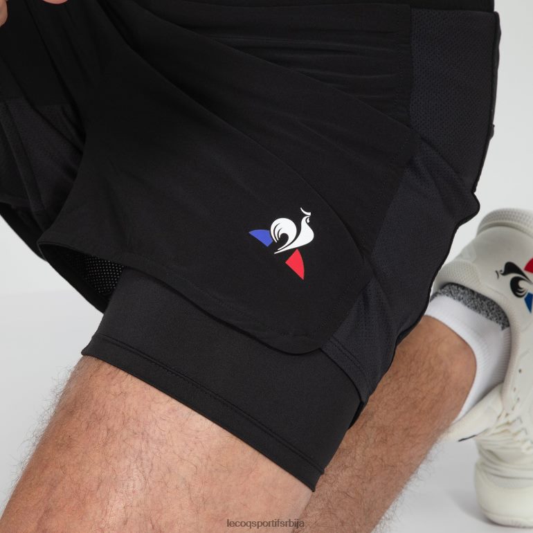 мушкарци Le Coq Sportif шорц црне одећу LVZN2D511
