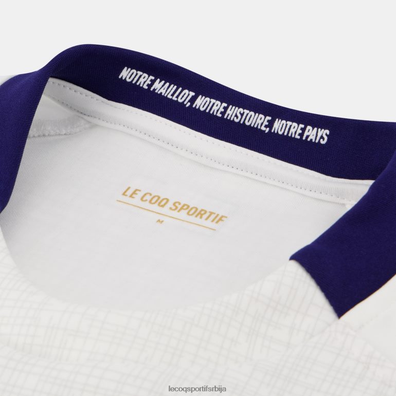 мушкарци Le Coq Sportif реплика дреса кв де франце - светско првенство у рагбију 2023 бела одећу LVZN2D693