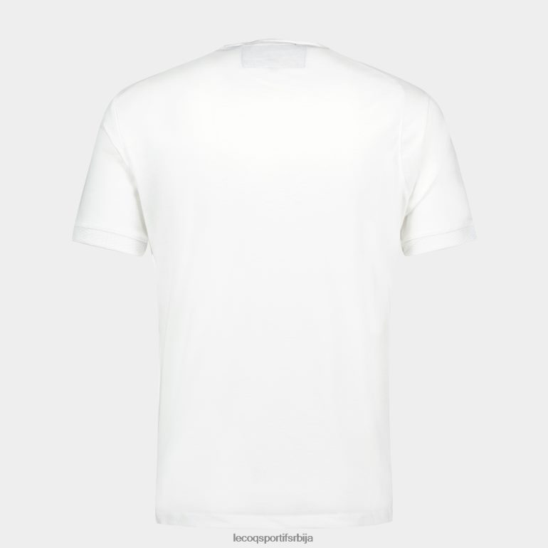 мушкарци Le Coq Sportif модна мајица бела одећу LVZN2D147