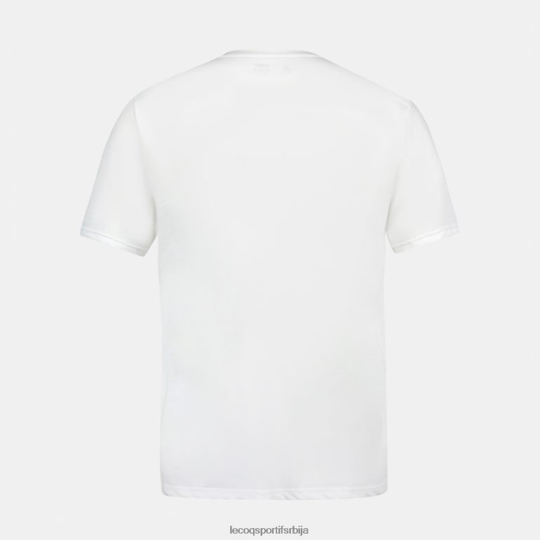 мушкарци Le Coq Sportif модна мајица бела одећу LVZN2D148