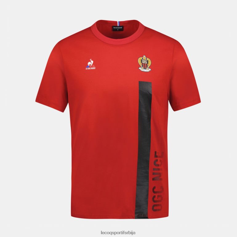 мушкарци Le Coq Sportif модна мајица црвена одећу LVZN2D150