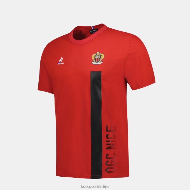 мушкарци Le Coq Sportif модна мајица црвена одећу LVZN2D150