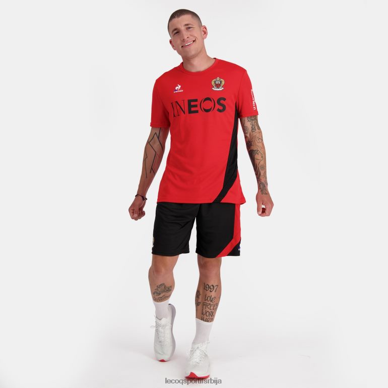 мушкарци Le Coq Sportif модна мајица црвена одећу LVZN2D154