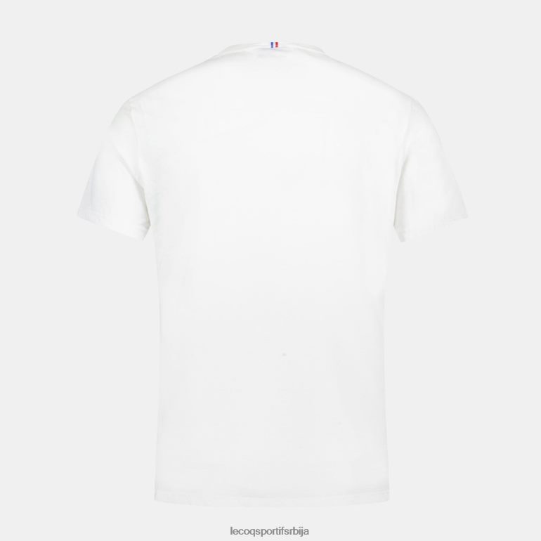 мушкарци Le Coq Sportif мајица - кв де франце бела одећу LVZN2D157