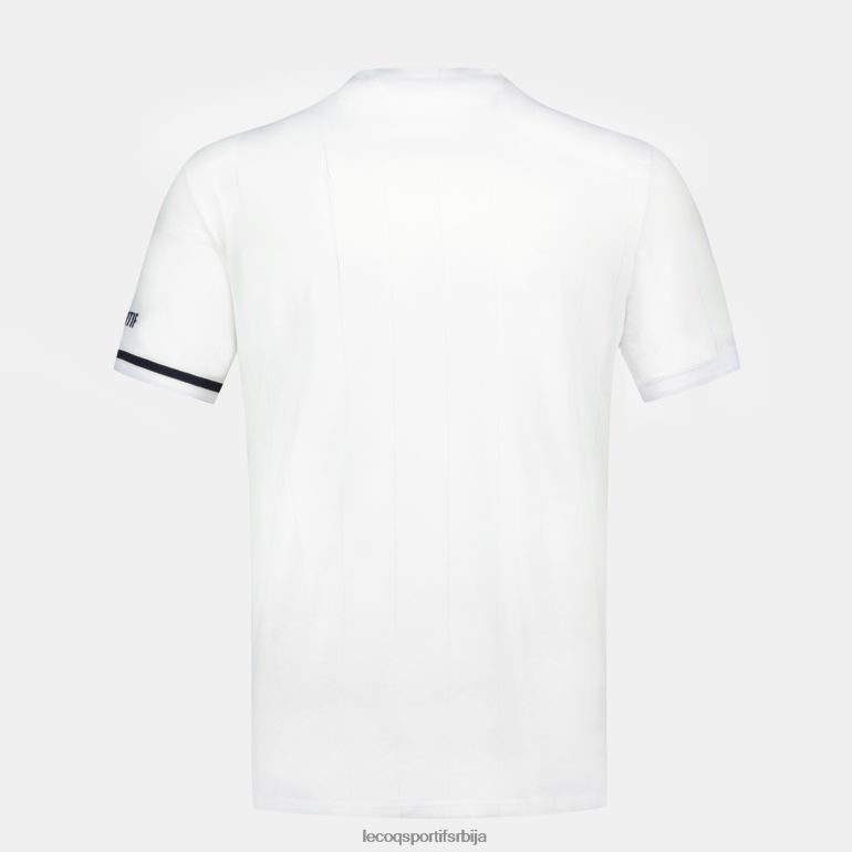 мушкарци Le Coq Sportif модна мајица бела одећу LVZN2D165