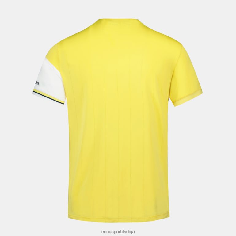 мушкарци Le Coq Sportif модна мајица бела одећу LVZN2D166