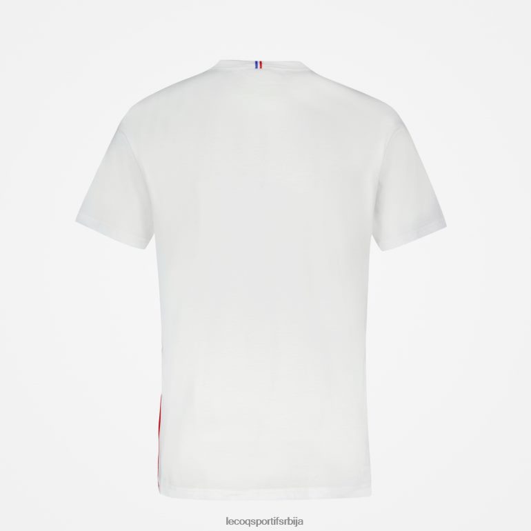 мушкарци Le Coq Sportif модна мајица бела одећу LVZN2D170