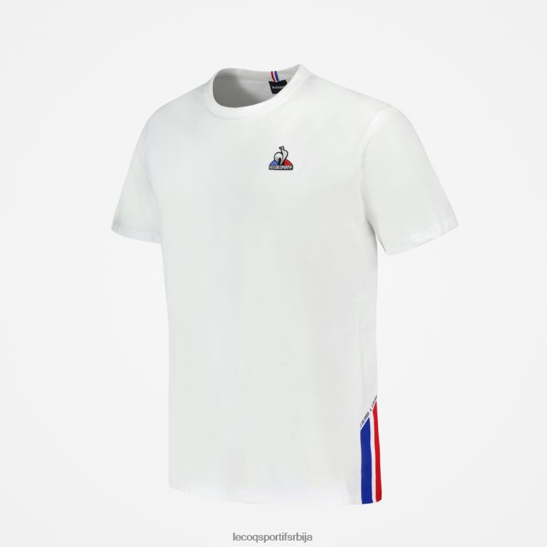 мушкарци Le Coq Sportif модна мајица бела одећу LVZN2D170