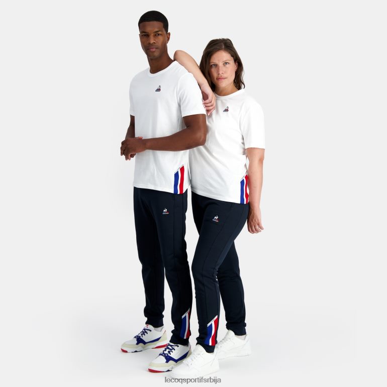 мушкарци Le Coq Sportif модна мајица бела одећу LVZN2D170