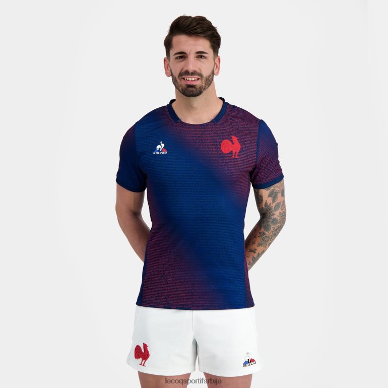 мушкарци Le Coq Sportif предмеч дрес - кв де франце плави одећу LVZN2D173