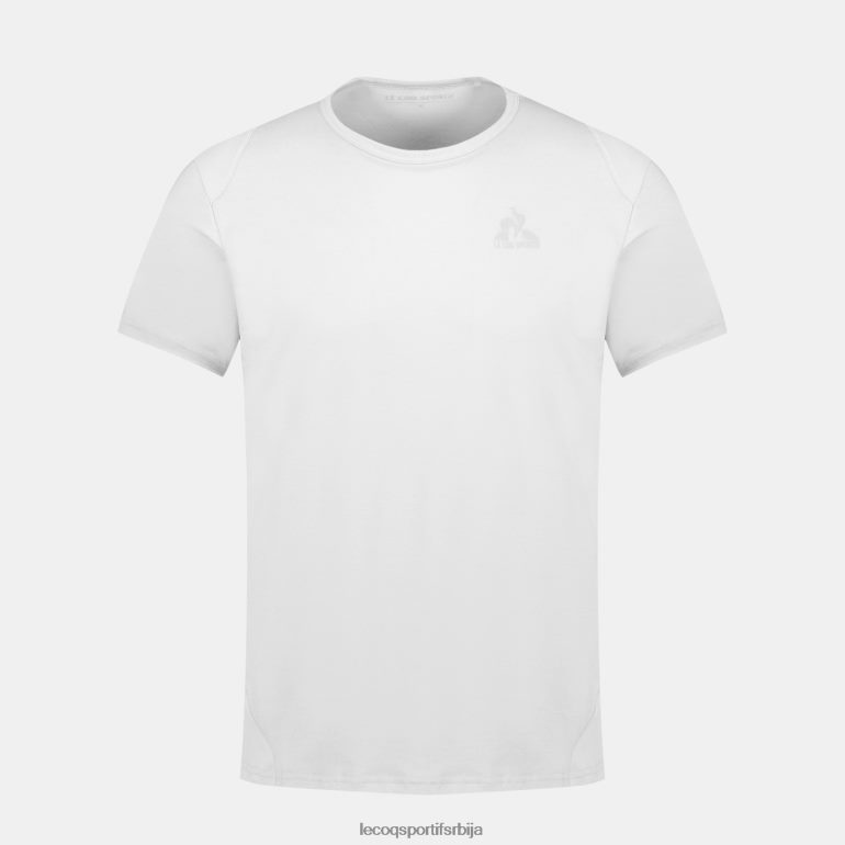 мушкарци Le Coq Sportif модна мајица бела одећу LVZN2D176