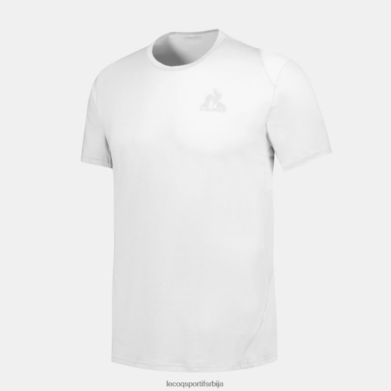 мушкарци Le Coq Sportif модна мајица бела одећу LVZN2D176