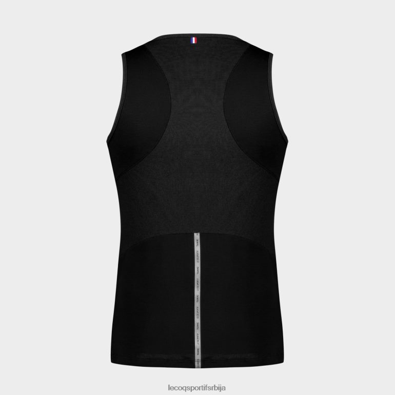 мушкарци Le Coq Sportif прслук топ црн одећу LVZN2D177