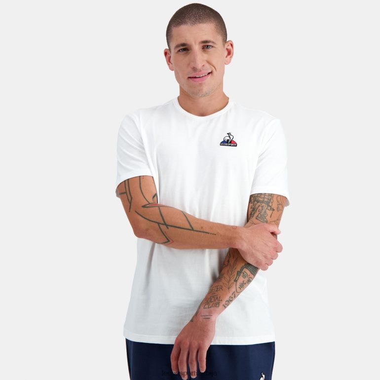 мушкарци Le Coq Sportif модна мајица бела одећу LVZN2D180