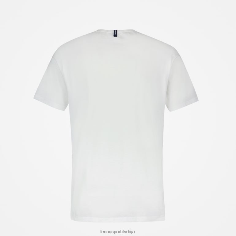 мушкарци Le Coq Sportif модна мајица бела одећу LVZN2D180
