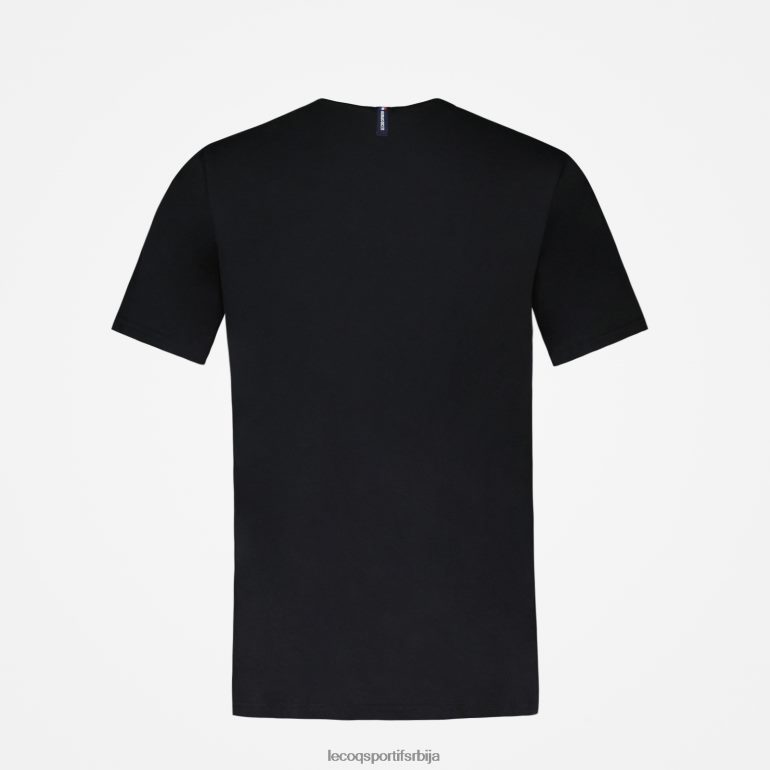 мушкарци Le Coq Sportif модна мајица црна одећу LVZN2D181