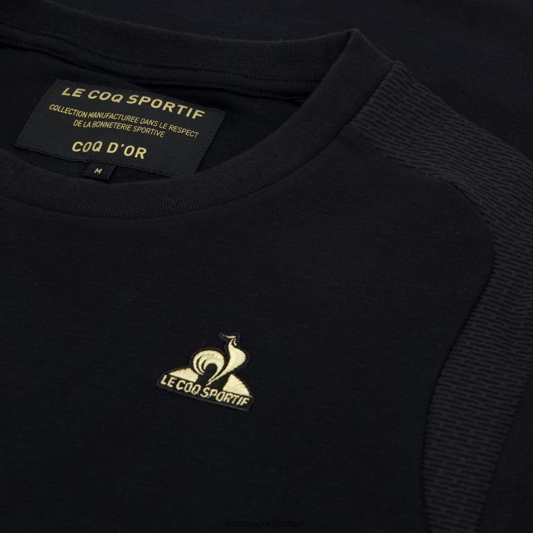 мушкарци Le Coq Sportif мајица црна одећу LVZN2D185