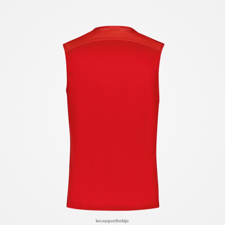 мушкарци Le Coq Sportif прслук топ црвен одећу LVZN2D196