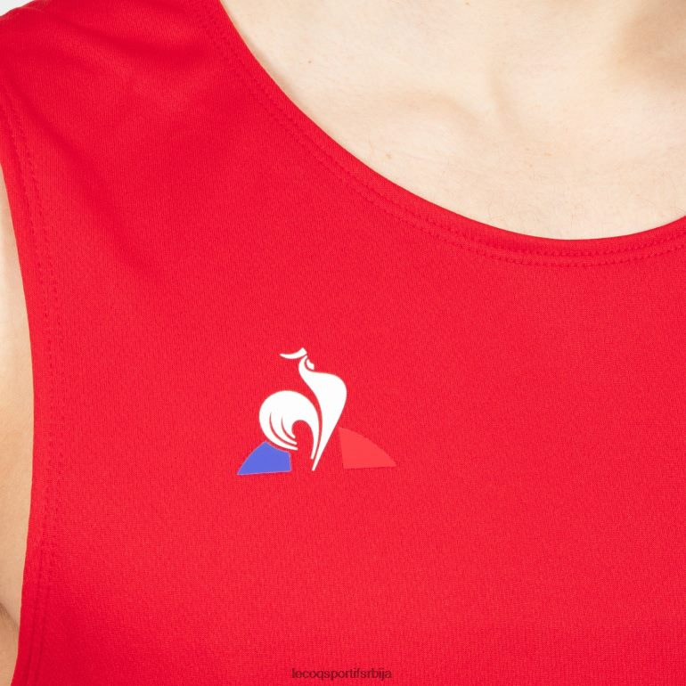 мушкарци Le Coq Sportif прслук топ црвен одећу LVZN2D196