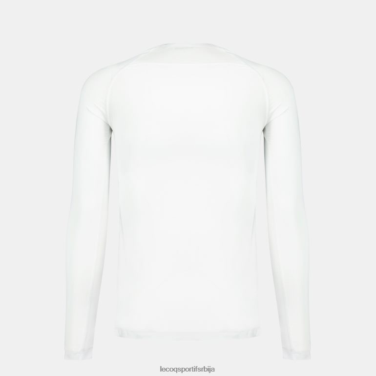 мушкарци Le Coq Sportif мајица дугих рукава бела одећу LVZN2D197