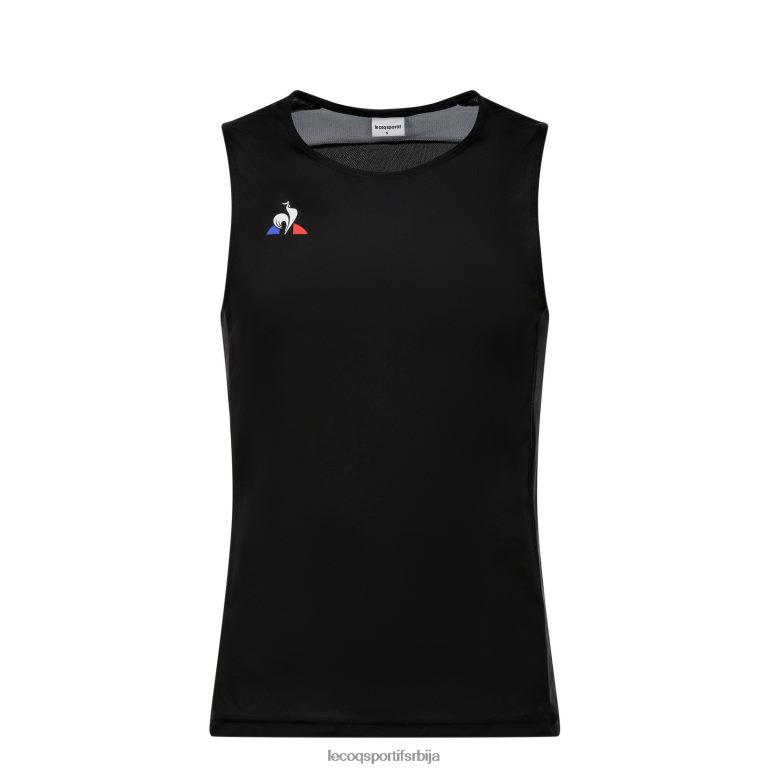 мушкарци Le Coq Sportif прслук топ црн одећу LVZN2D198