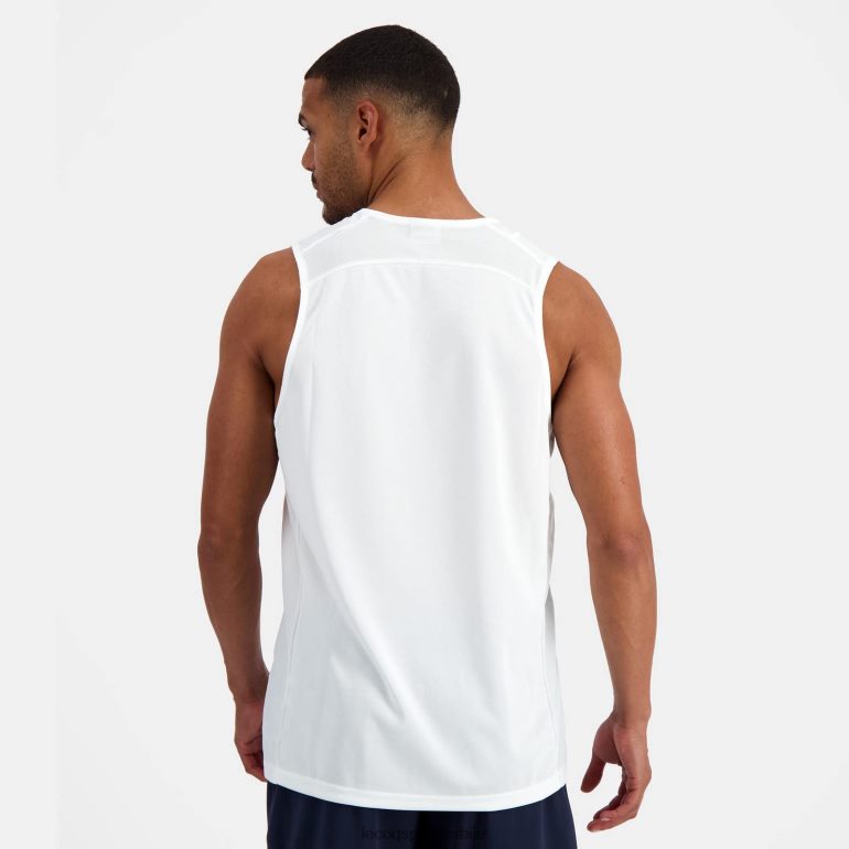 мушкарци Le Coq Sportif прслук топ беле боје одећу LVZN2D199
