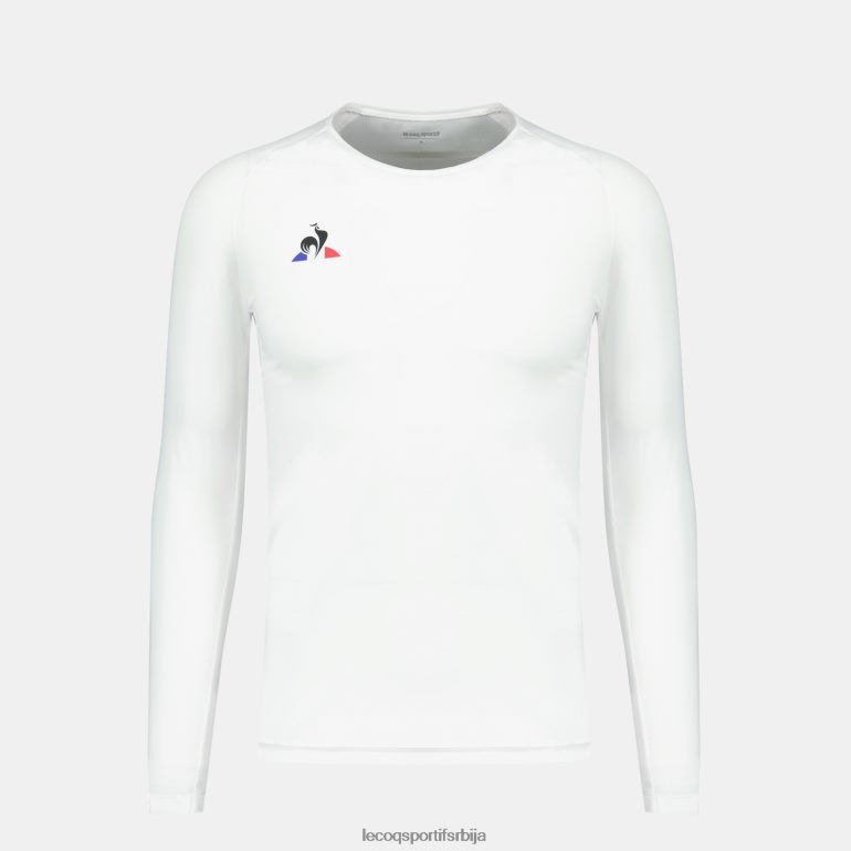 мушкарци Le Coq Sportif мајица дугих рукава бела одећу LVZN2D200