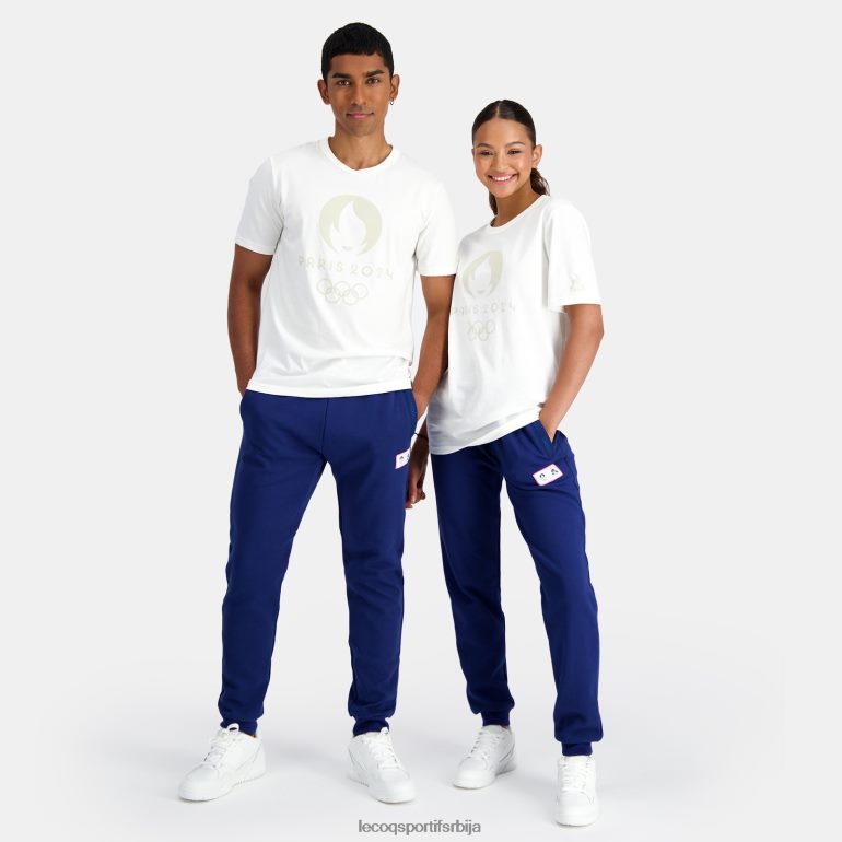 мушкарци Le Coq Sportif мајица бела одећу LVZN2D201