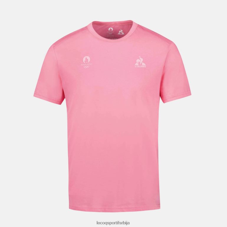 мушкарци Le Coq Sportif мајица розе одећу LVZN2D204