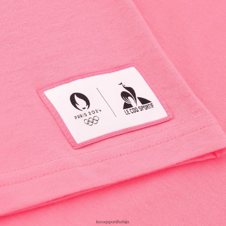 мушкарци Le Coq Sportif мајица розе одећу LVZN2D204