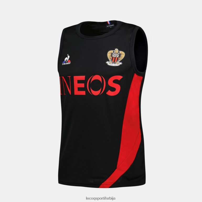 мушкарци Le Coq Sportif прслук топ црн одећу LVZN2D207