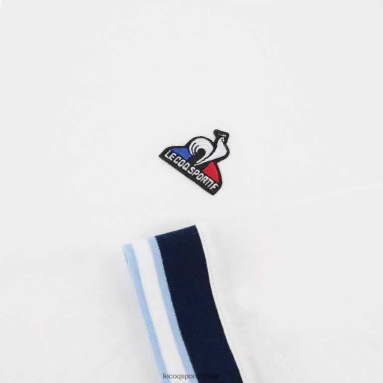 мушкарци Le Coq Sportif мајица бела одећу LVZN2D434
