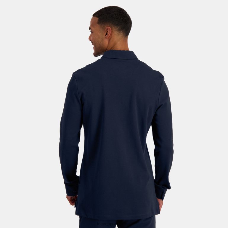 мушкарци Le Coq Sportif кошуља плава одећу LVZN2D460