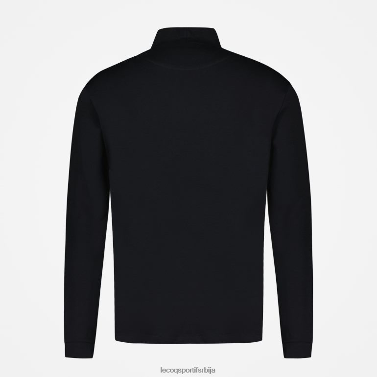 мушкарци Le Coq Sportif мајица дугих рукава црна одећу LVZN2D461