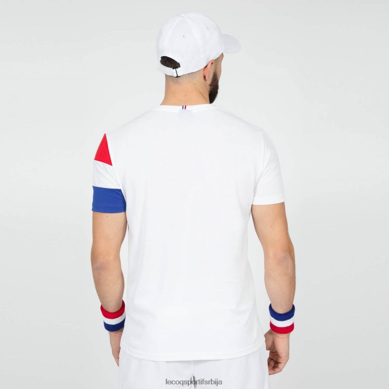мушкарци Le Coq Sportif мајица бела одећу LVZN2D497