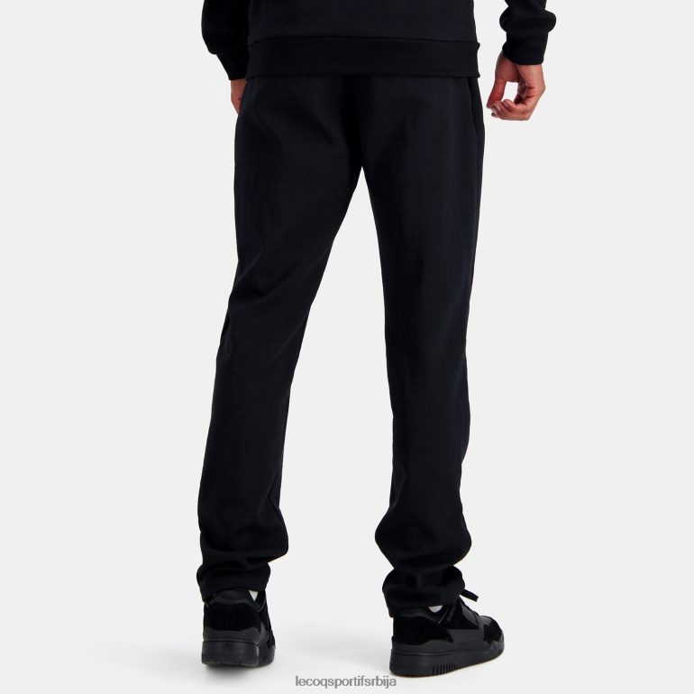 мушкарци Le Coq Sportif модне панталоне црне одећу LVZN2D100