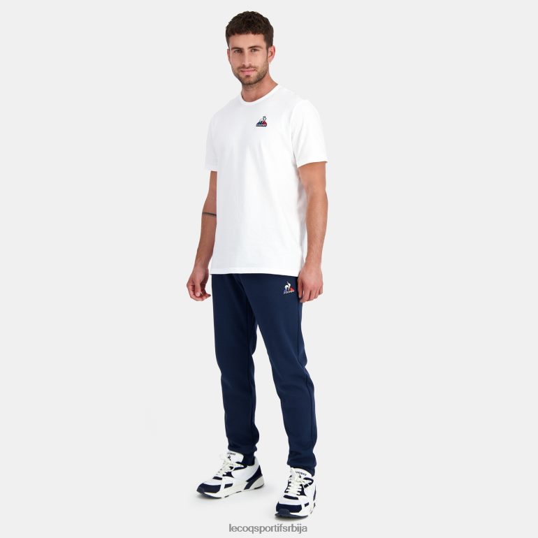 мушкарци Le Coq Sportif модне панталоне плаве одећу LVZN2D103