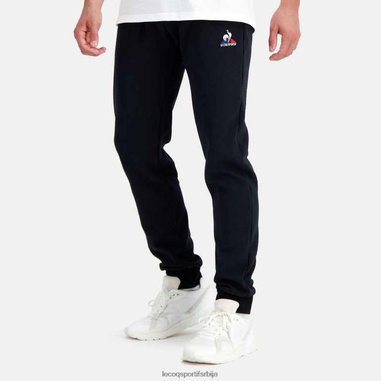 мушкарци Le Coq Sportif модне панталоне црне одећу LVZN2D106