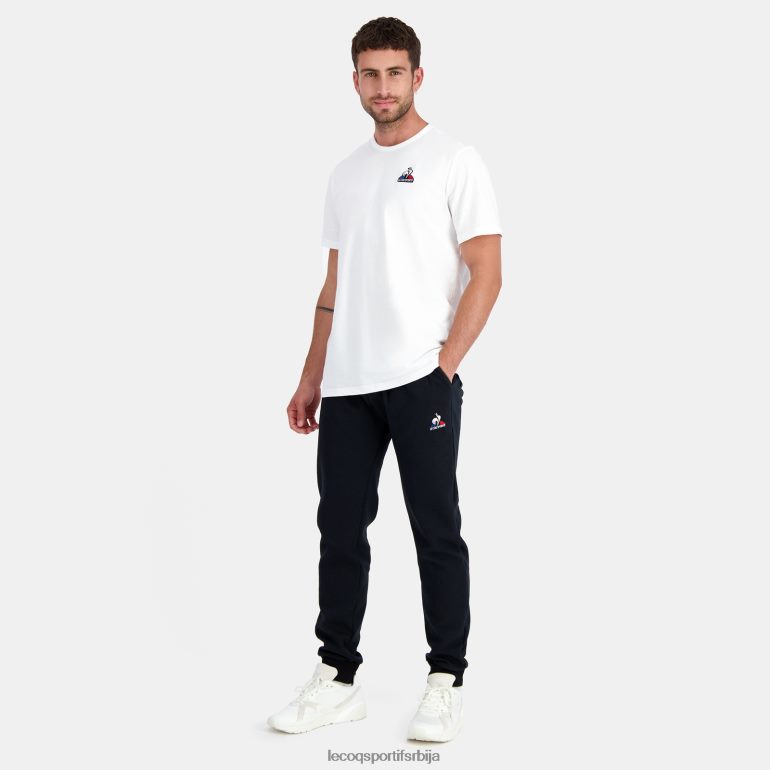 мушкарци Le Coq Sportif модне панталоне црне одећу LVZN2D106