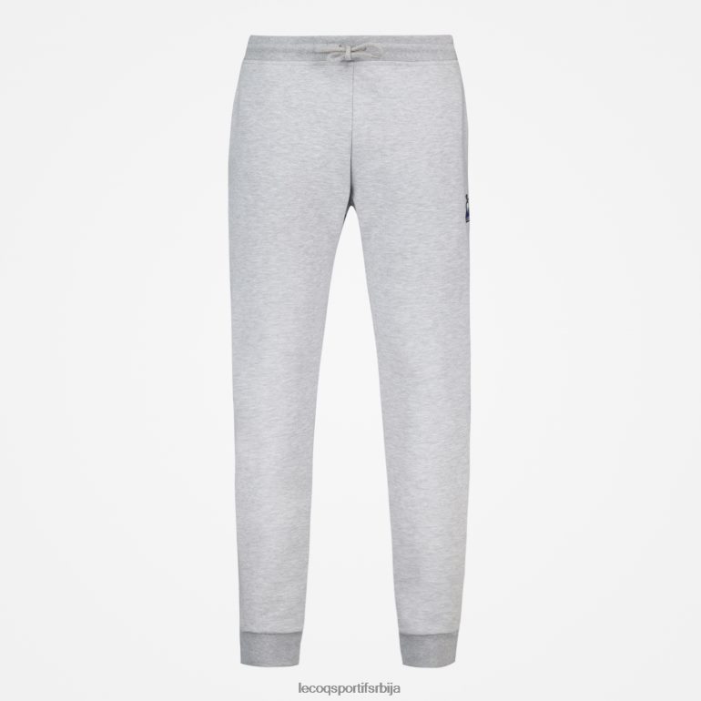 мушкарци Le Coq Sportif модне панталоне сиве одећу LVZN2D107