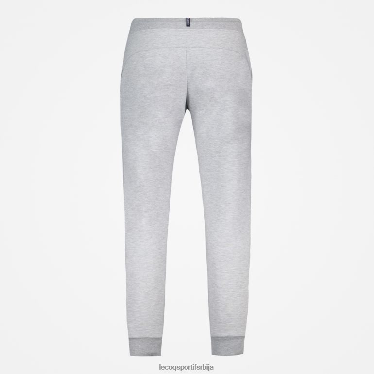 мушкарци Le Coq Sportif модне панталоне сиве одећу LVZN2D107