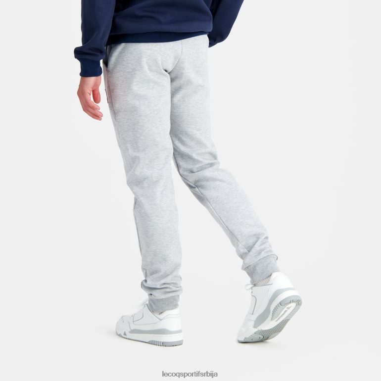 мушкарци Le Coq Sportif модне панталоне сиве одећу LVZN2D107