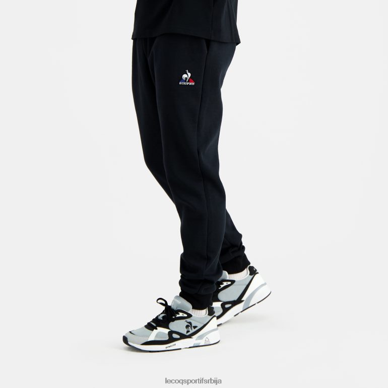 мушкарци Le Coq Sportif панталоне црне одећу LVZN2D108